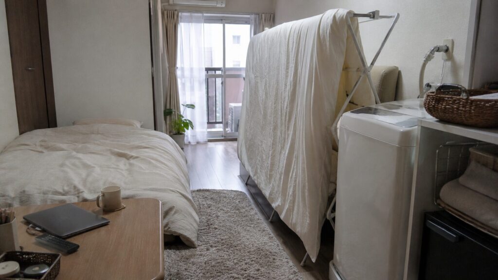 一人暮らしの布団カバー洗濯