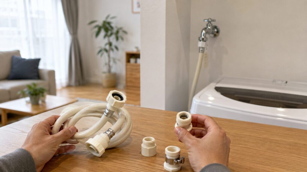 洗濯機水栓部品を買う前の確認