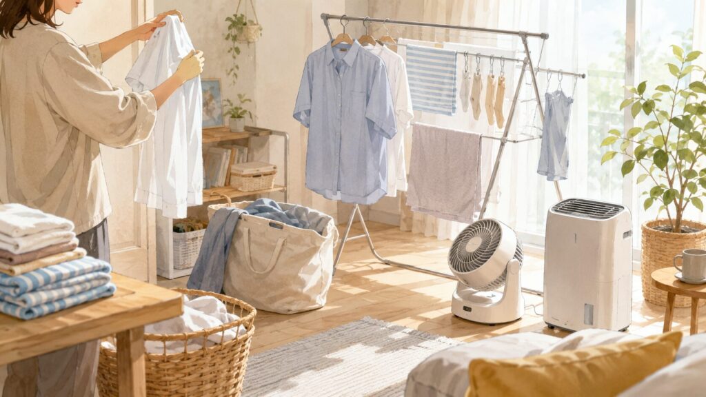 部屋干し家電と代替手段