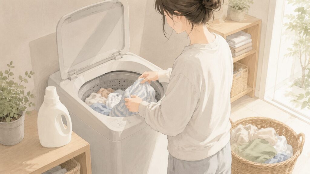 洗剤量と詰め込みの見直し