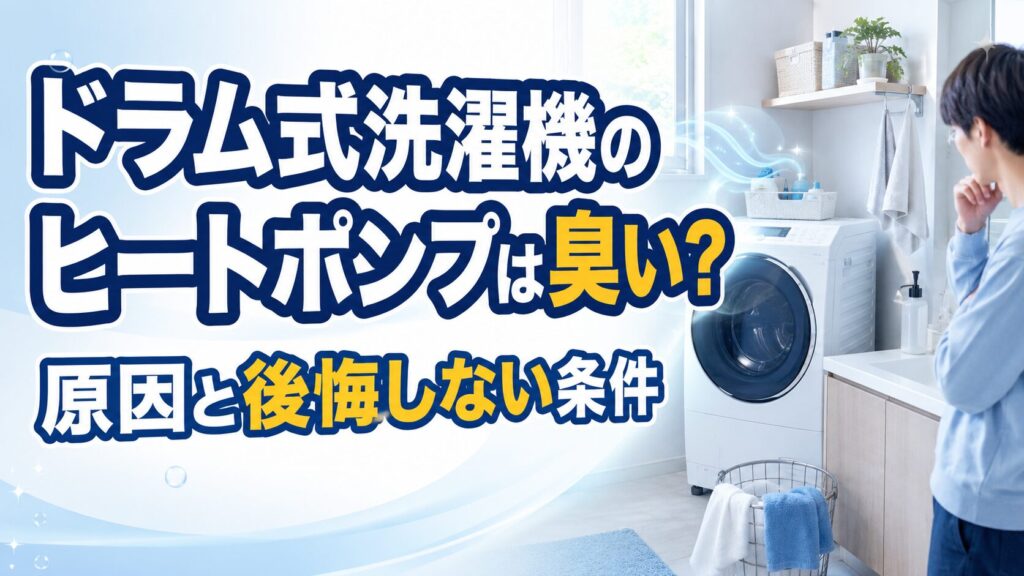 ドラム式洗濯機のヒートポンプは臭い？