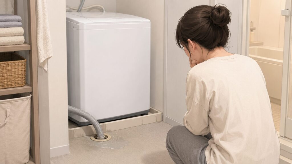 エルボなし排水の水漏れ注意
