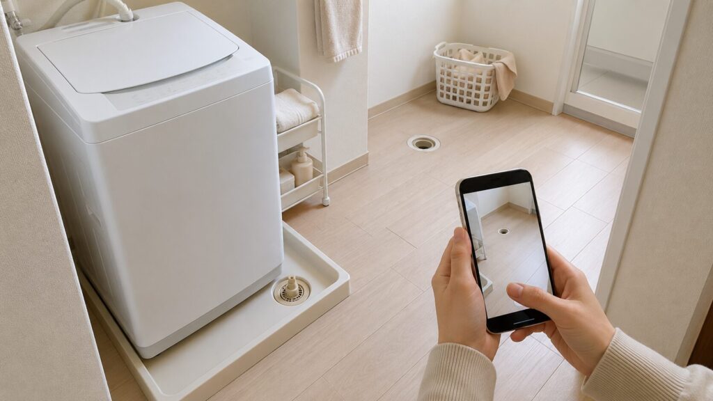 洗濯機排水口が穴だけの賃貸